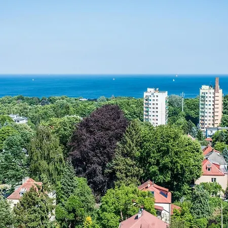Sopot- Szeroki Widok Na Morze, 12min Do Plazy, 6p Apartman