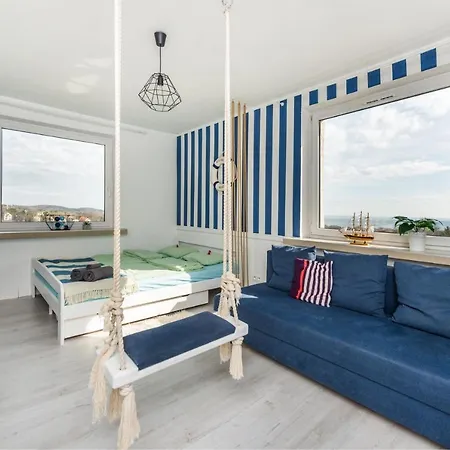Apartman Sopot- Szeroki Widok Na Morze, 12min Do Plazy, 6p *