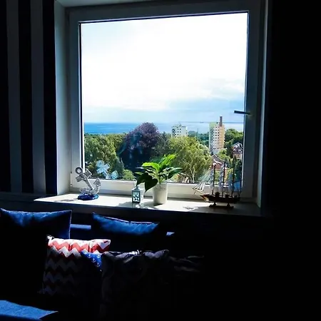 Apartman Sopot- Szeroki Widok Na Morze, 12min Do Plazy, 6p *